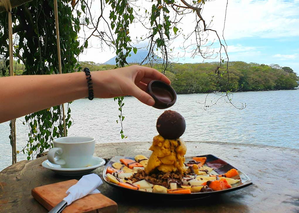 Food at El Pital, Ometepe