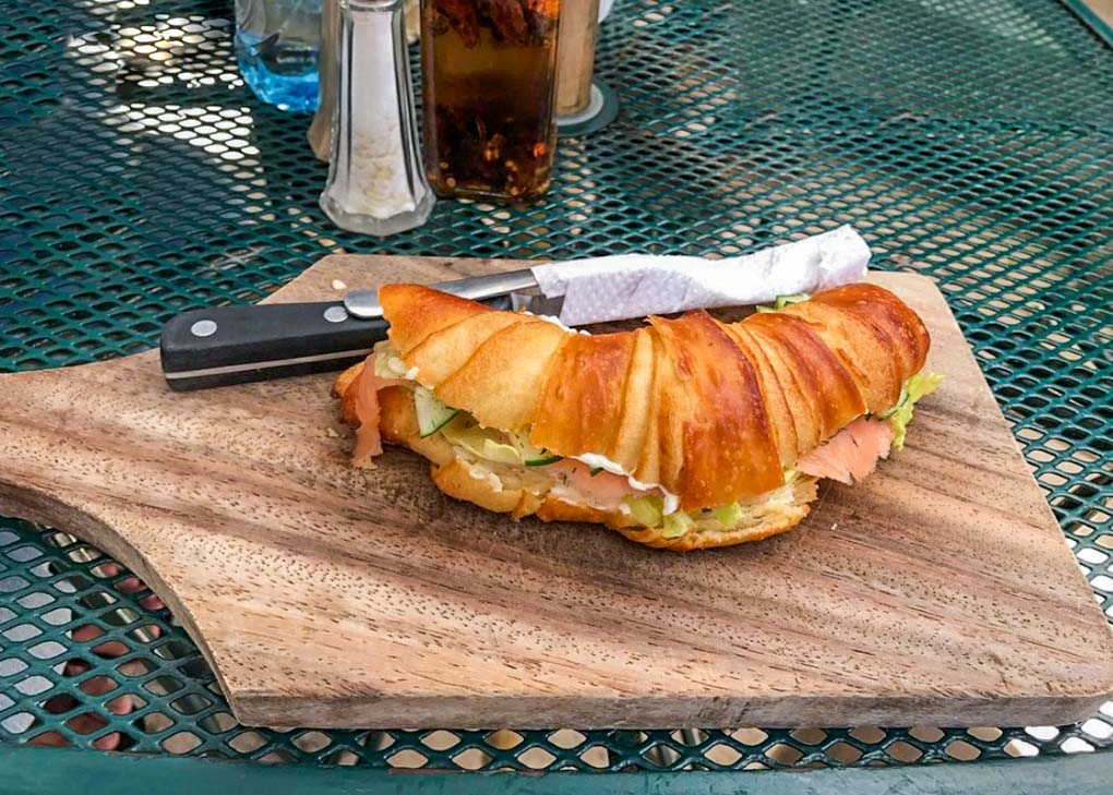 croissant at Pan y paz panderia in Leon, Nicaragua