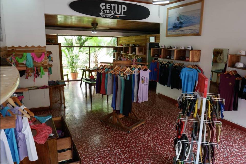 get up stand up surf shop in Leon, Nicaragua