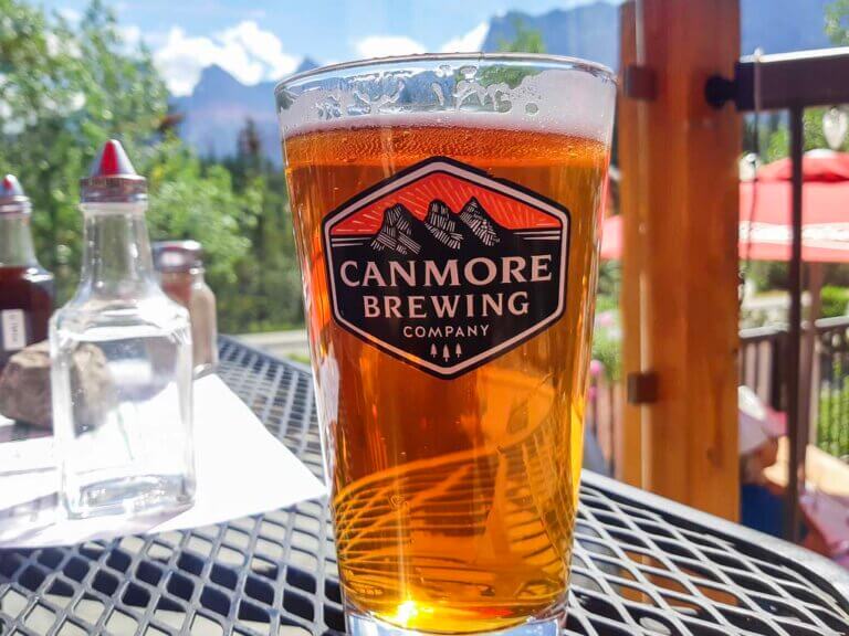 A Canmore Brewing Co beer