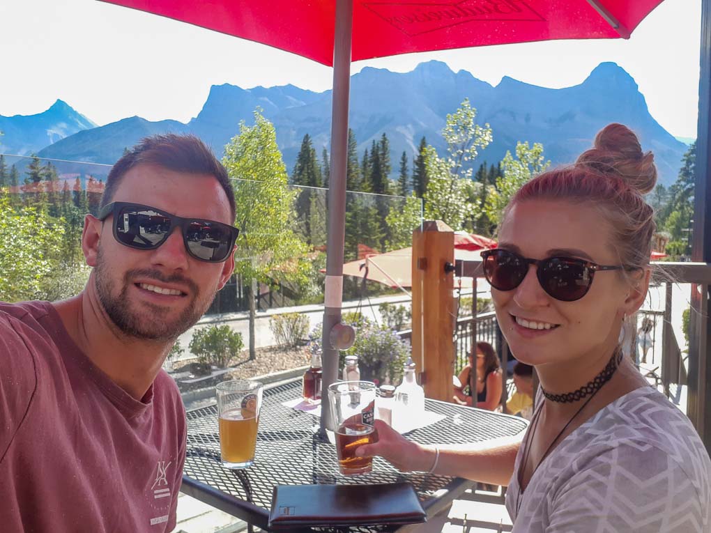 Drinks at the Drake in Canmore!