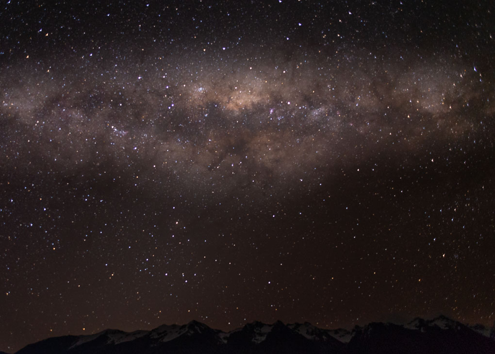 The milky way as seen from the dark sky preserve in Jasper National Park