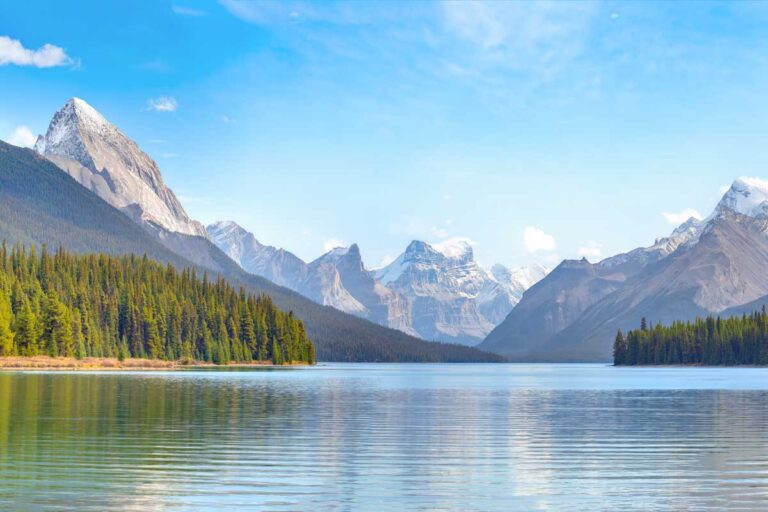View of Maligne Lake, Canada