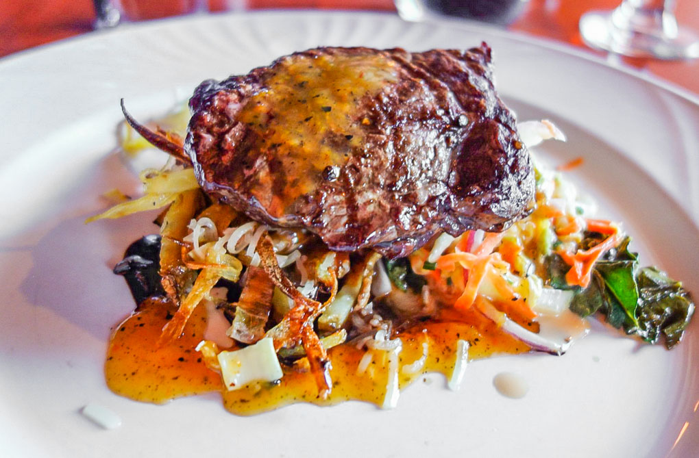 Elk Steak at Syrahs of jasper