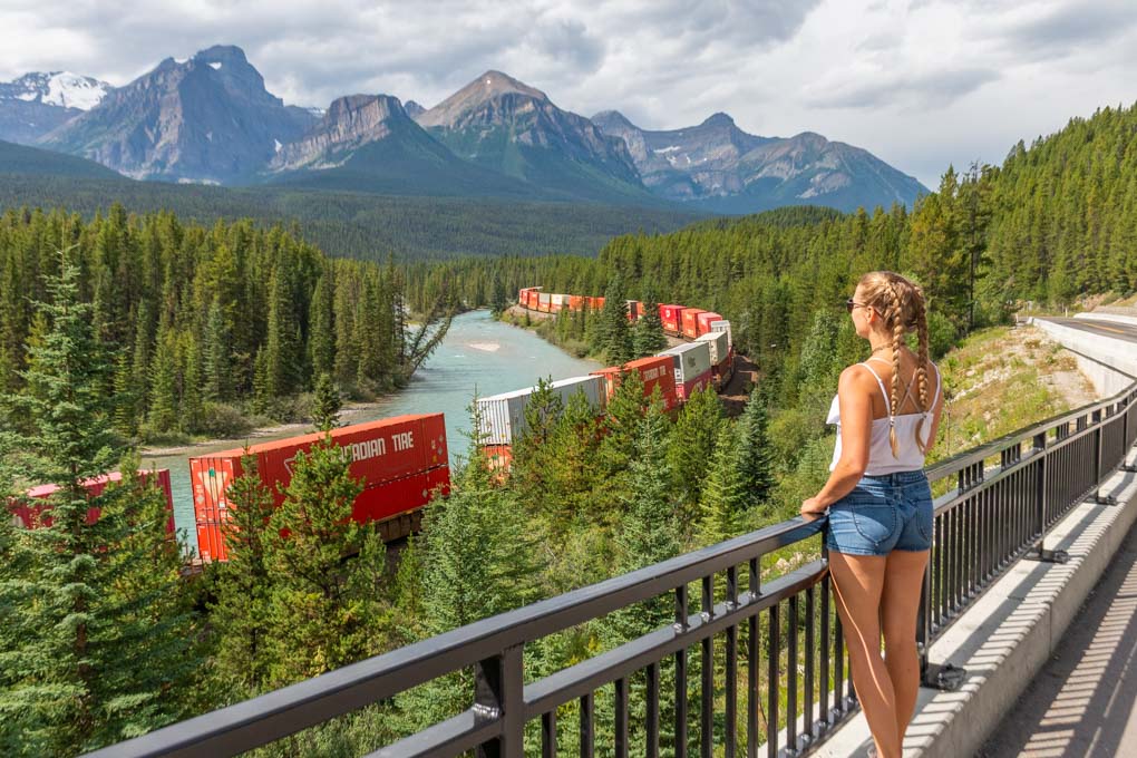 Morant's Curve on the Bow Valley Parkway in Banff National Park