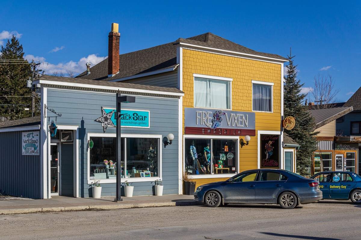 main street in Invermere, BC