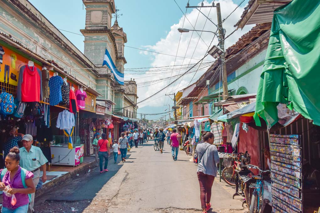 The markets in Granada, Nicaragua