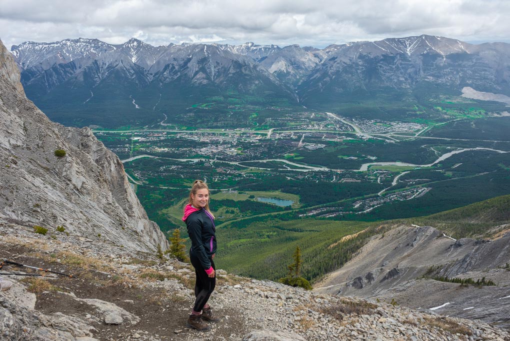 At the saddle of Ha Ling Peak