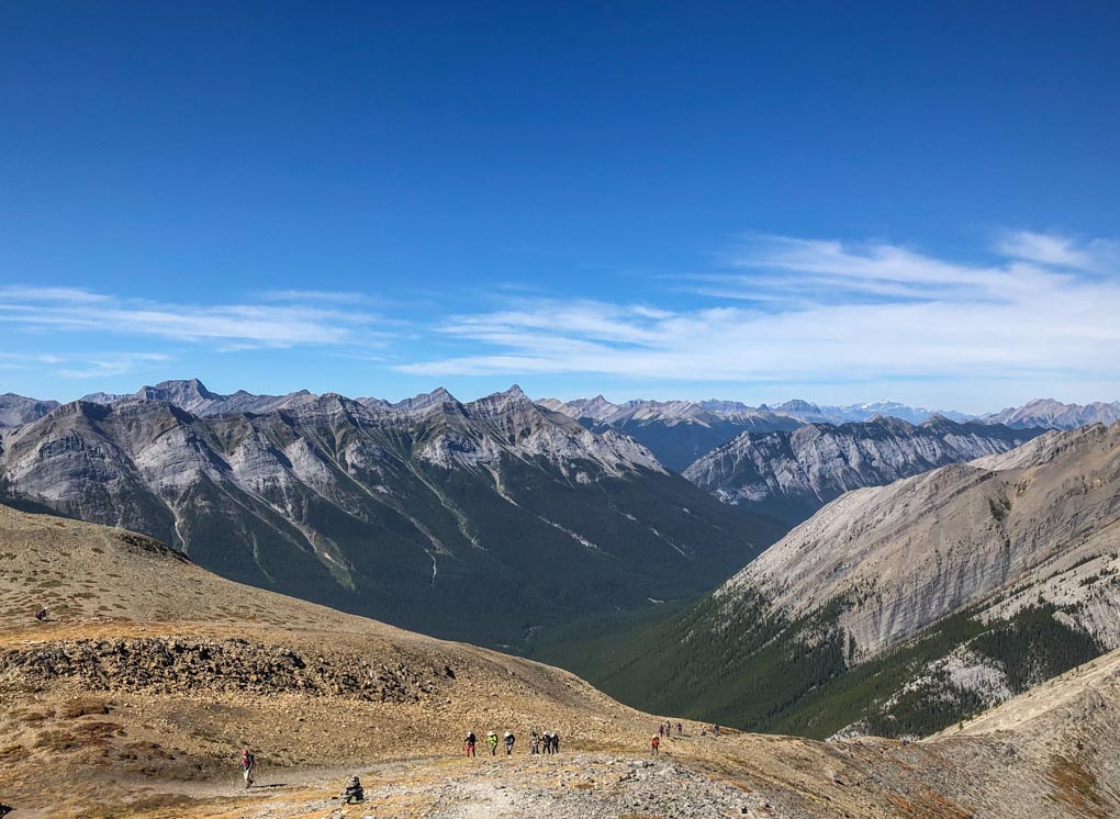 Views of the Rocky Mountains on the Ha Ling Peak Hike in Canmore, Alberta