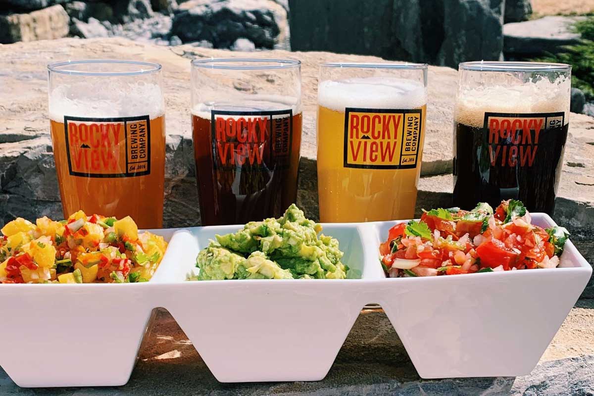 four beers at 9. Rocky View Brewing Company