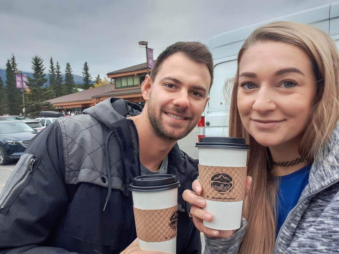 Morning coffee at Trailhead Café