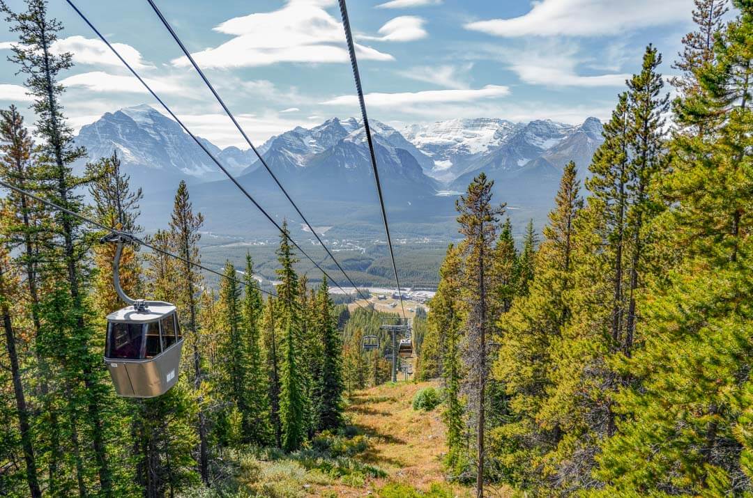 The Lake Louise sightseeing gondola