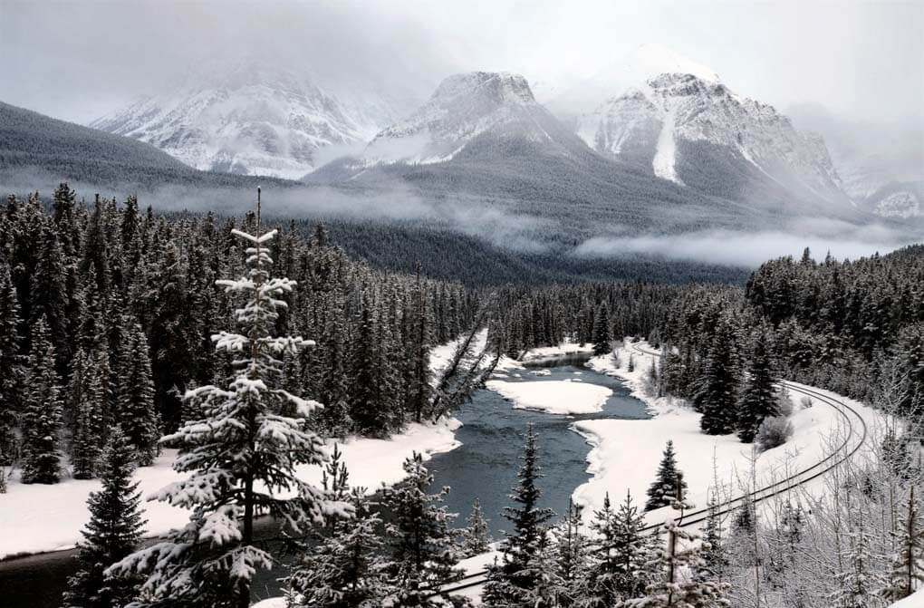 Morant's Curve on the Bow Valley Parkway