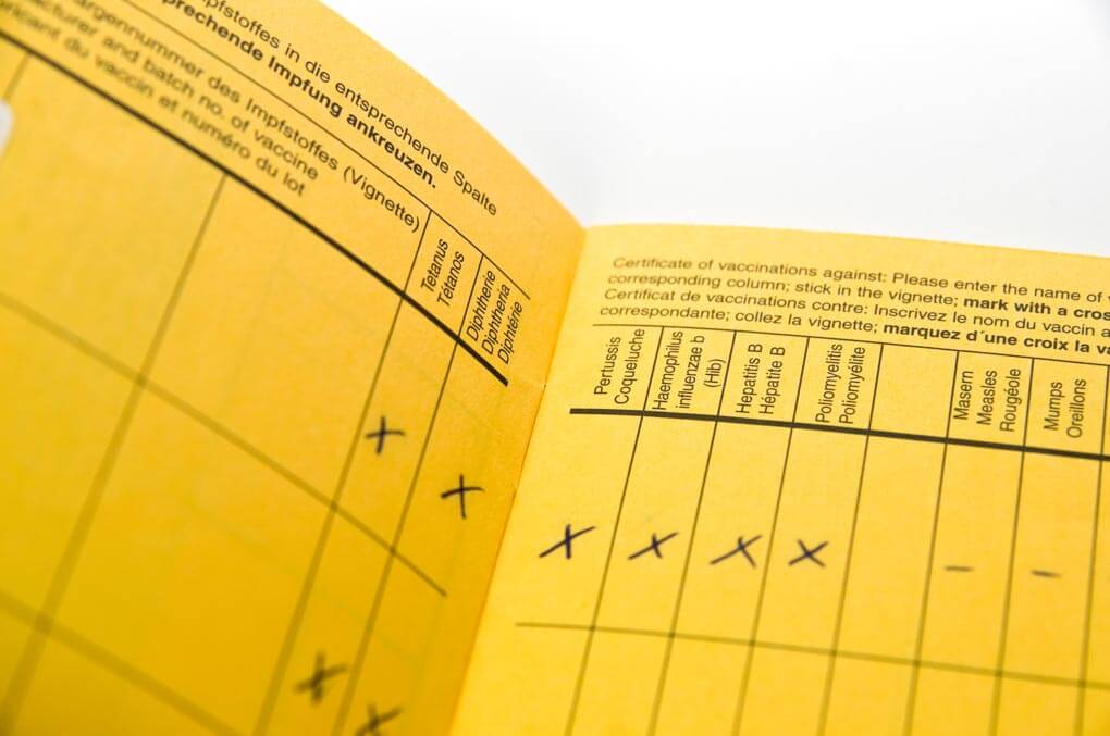 An international vaccination car