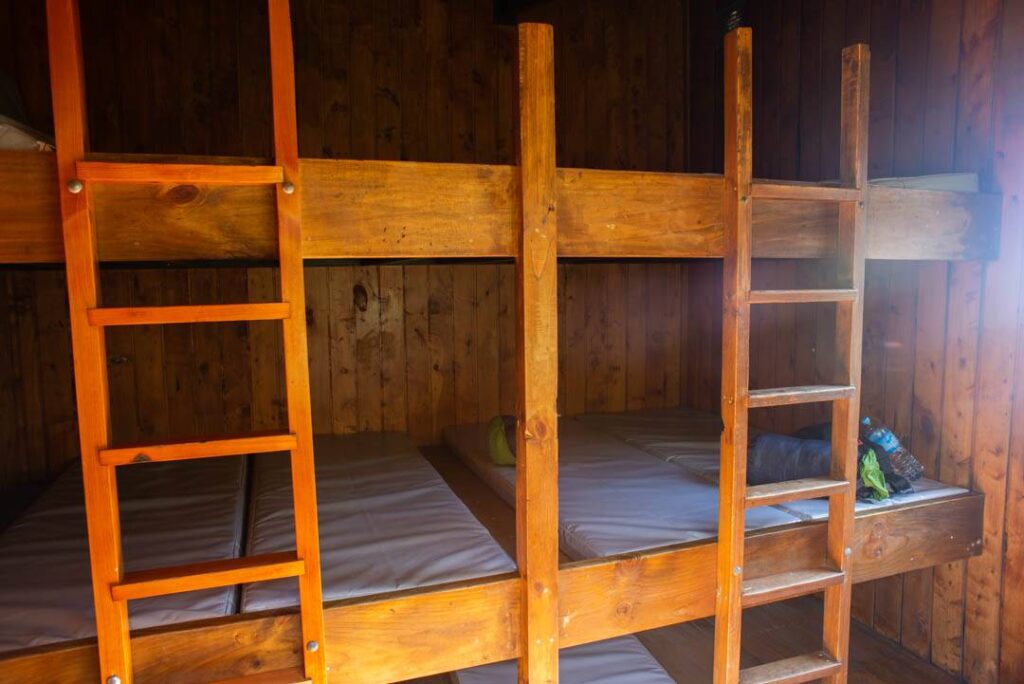 Bunk Beds at the Pouakai Hut