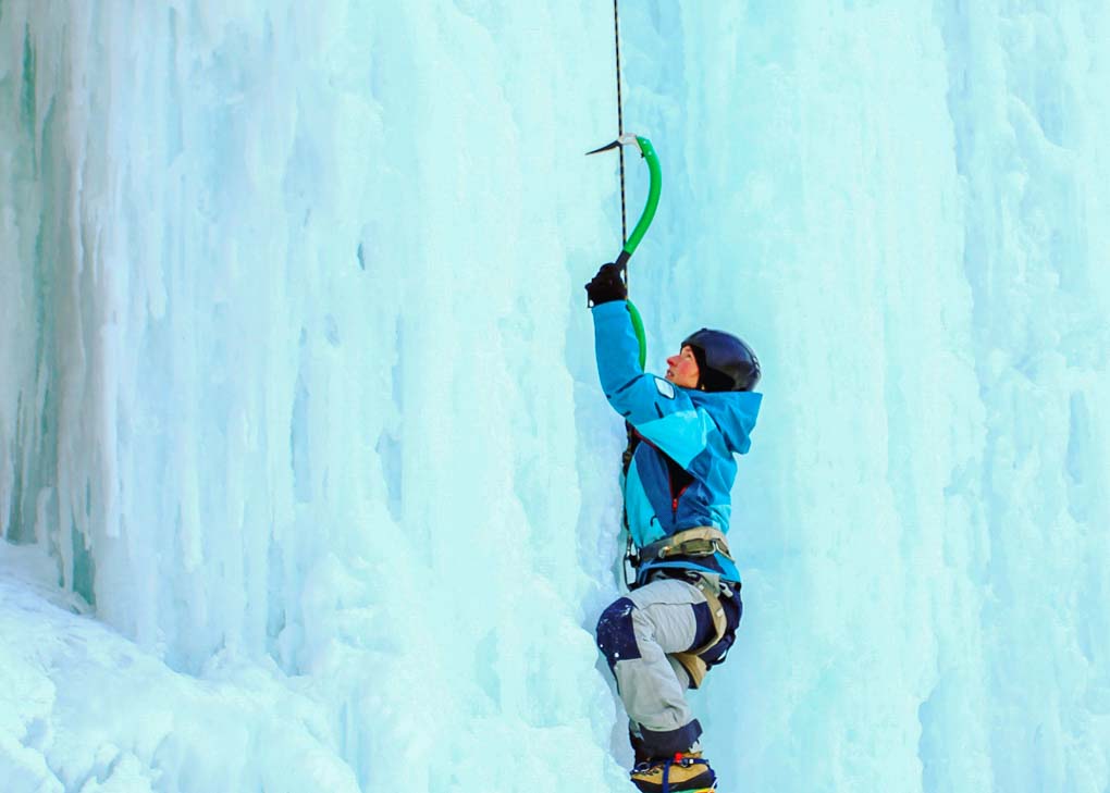 Ice climbing