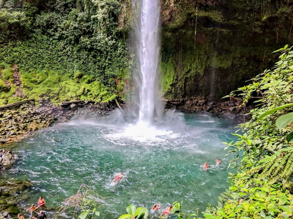 The Base of La Fortuna Waterfall, Costa Rica