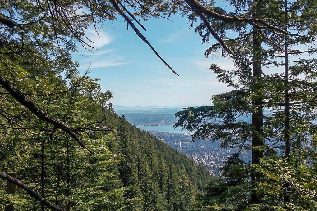 Views on the Grouse Grind, Vancouver