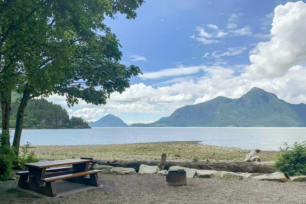 Porteau Cove Lookout and campsite