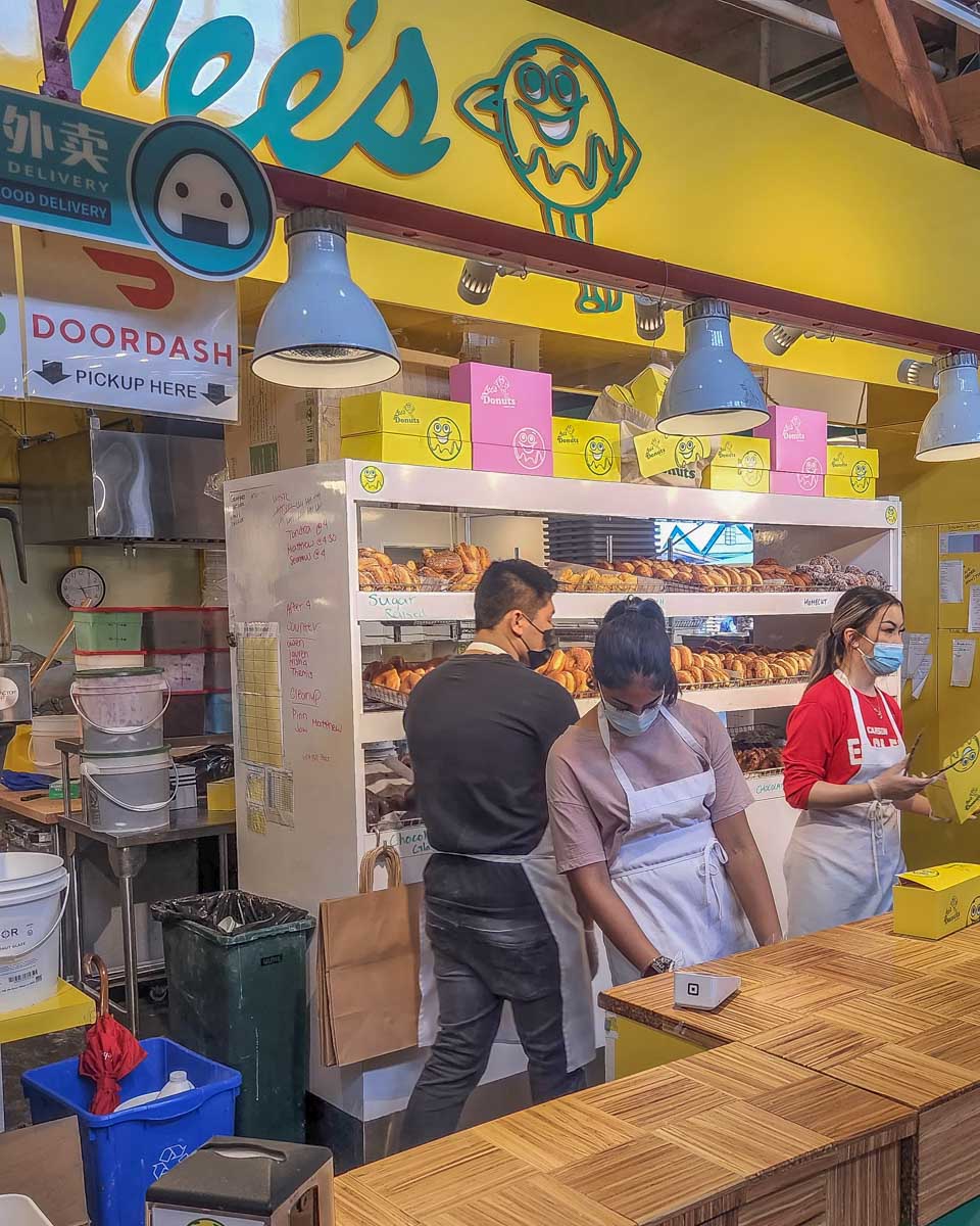 Shopfront of Lee's Donuts, Vancouver