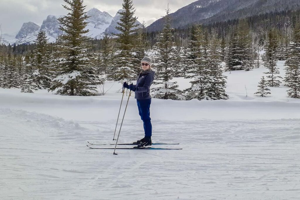 Cross country skiing in Golden, BC