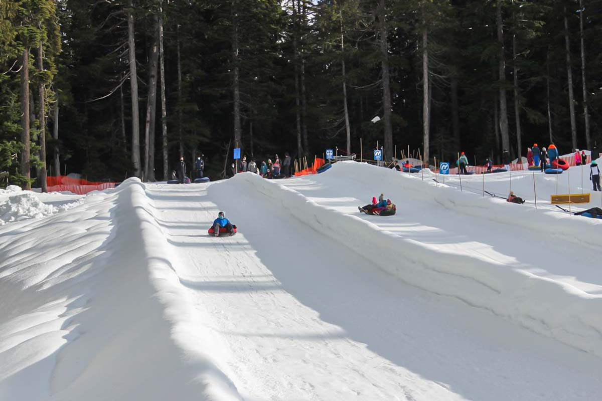Gnarly's Tube Park at Cypress Mountain