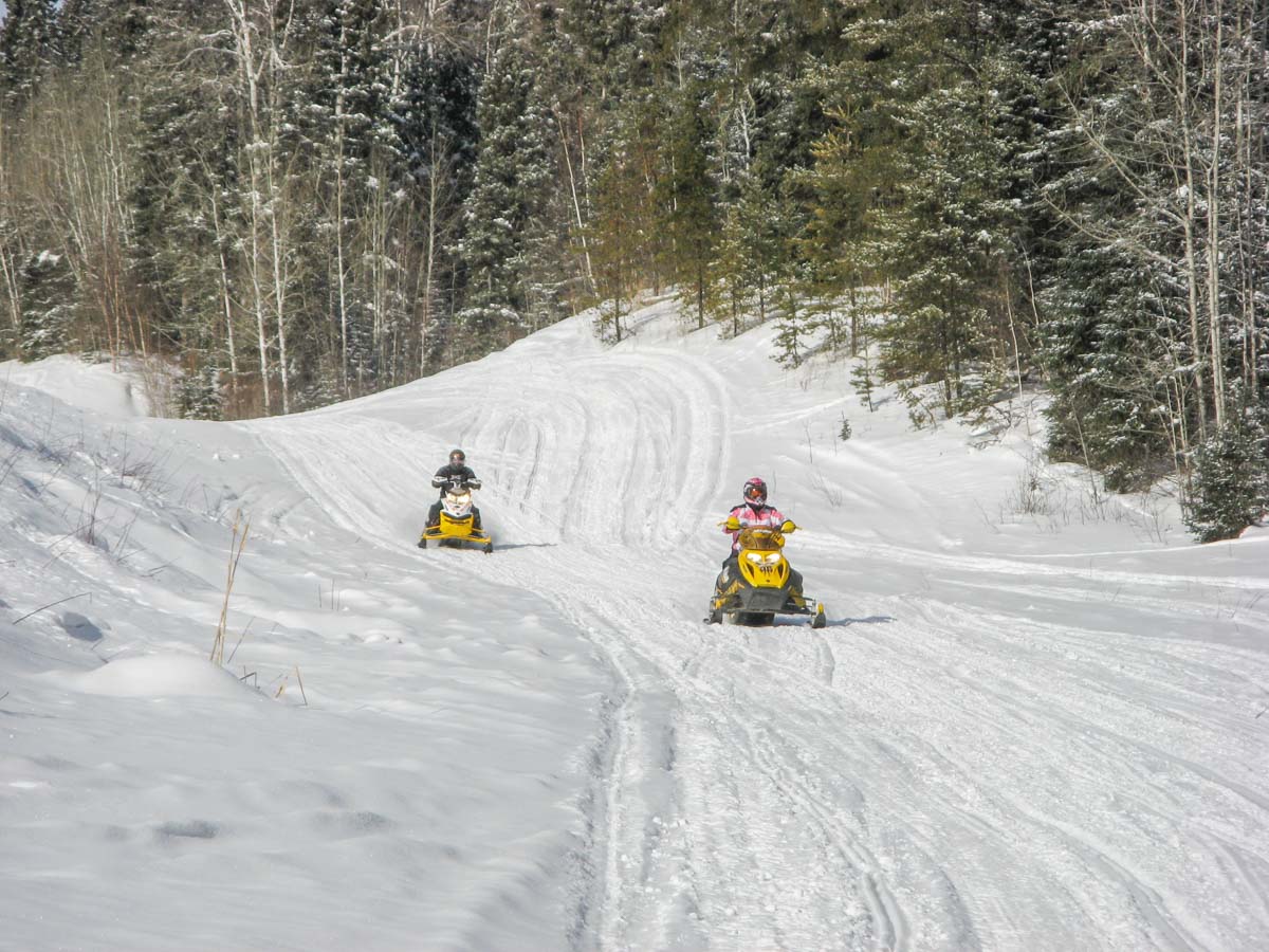 snowmobiling tour in Canada