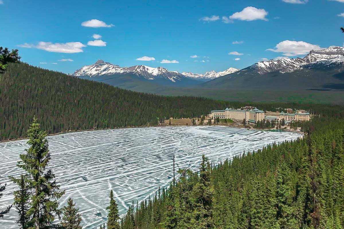 Fairview Lookout at the start of winter