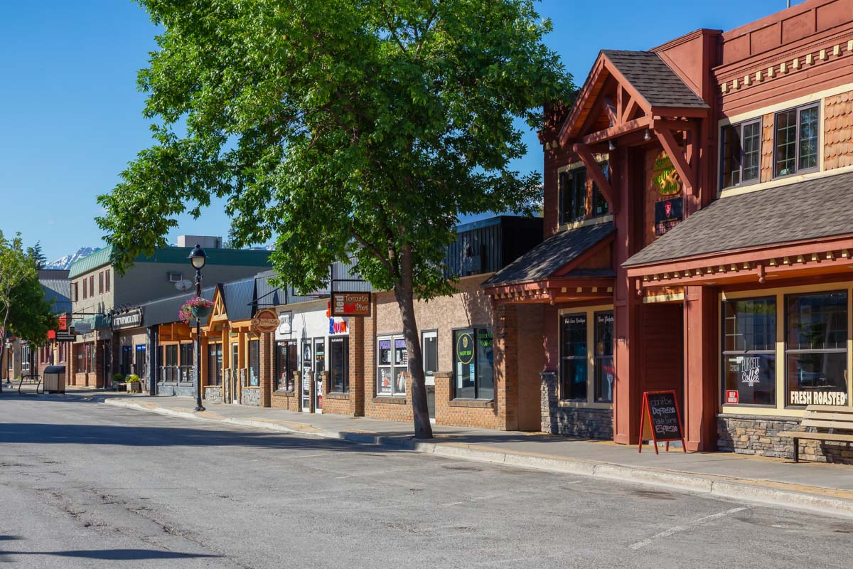 Downtown Golden, BC