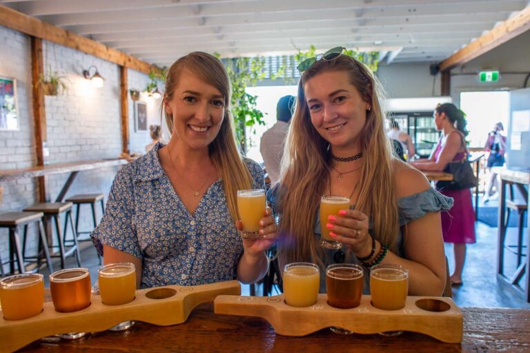 Drinking craft beer in Canada