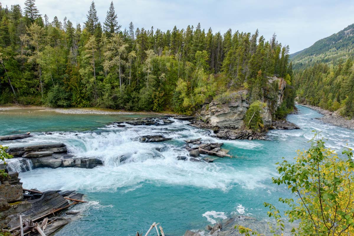 Rearguard Falls in Rearguard Falls Provincial Park