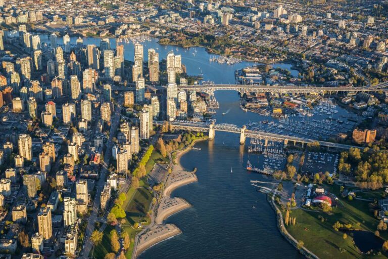 Vancouver City from above