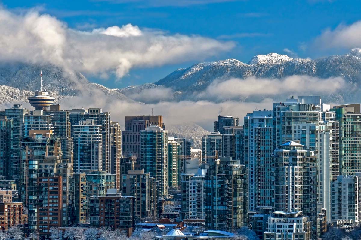 Vancouver City in Winter