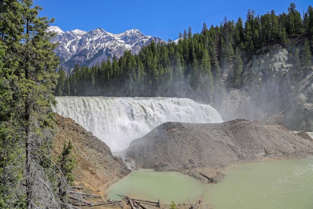 Wapta Falls in Yoho National Park