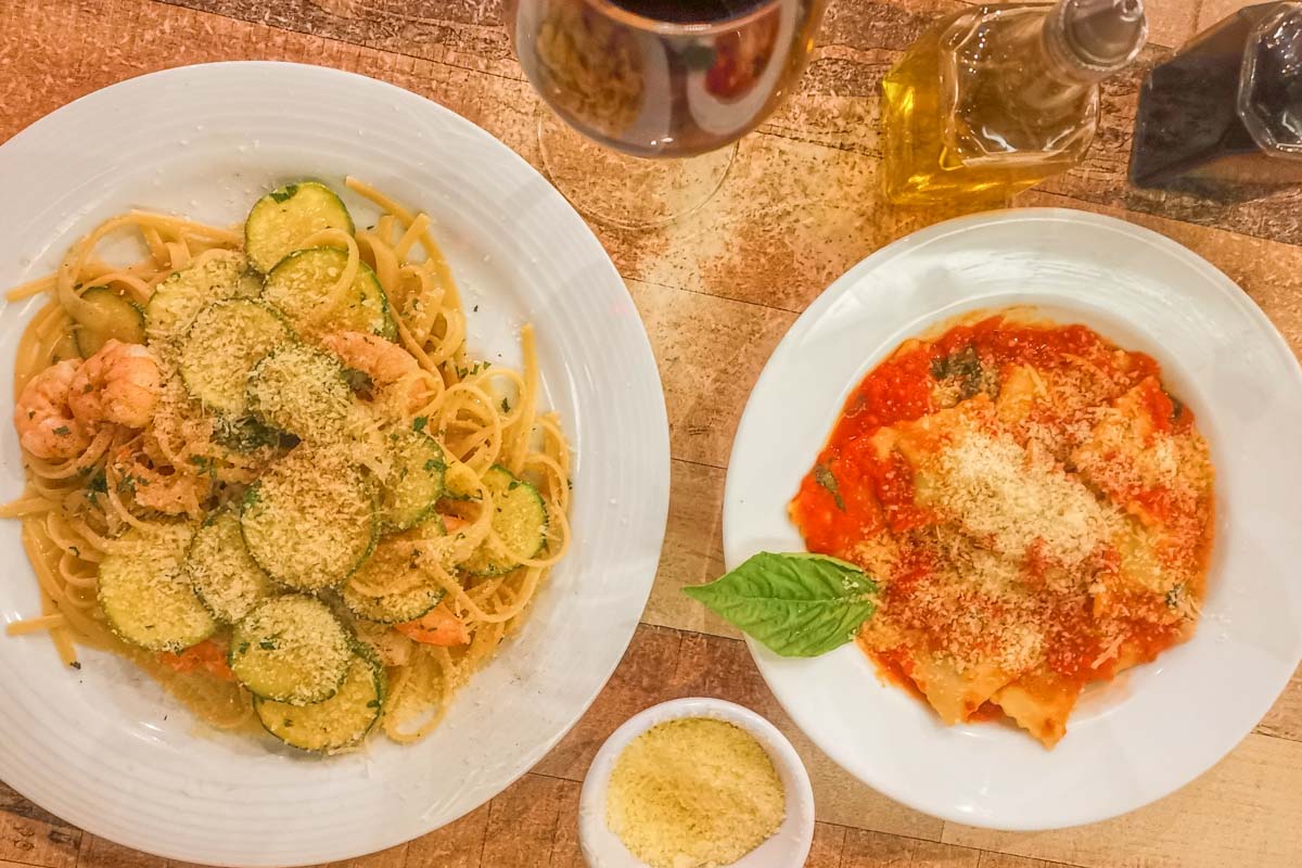 Pasta at La Dolce Vita