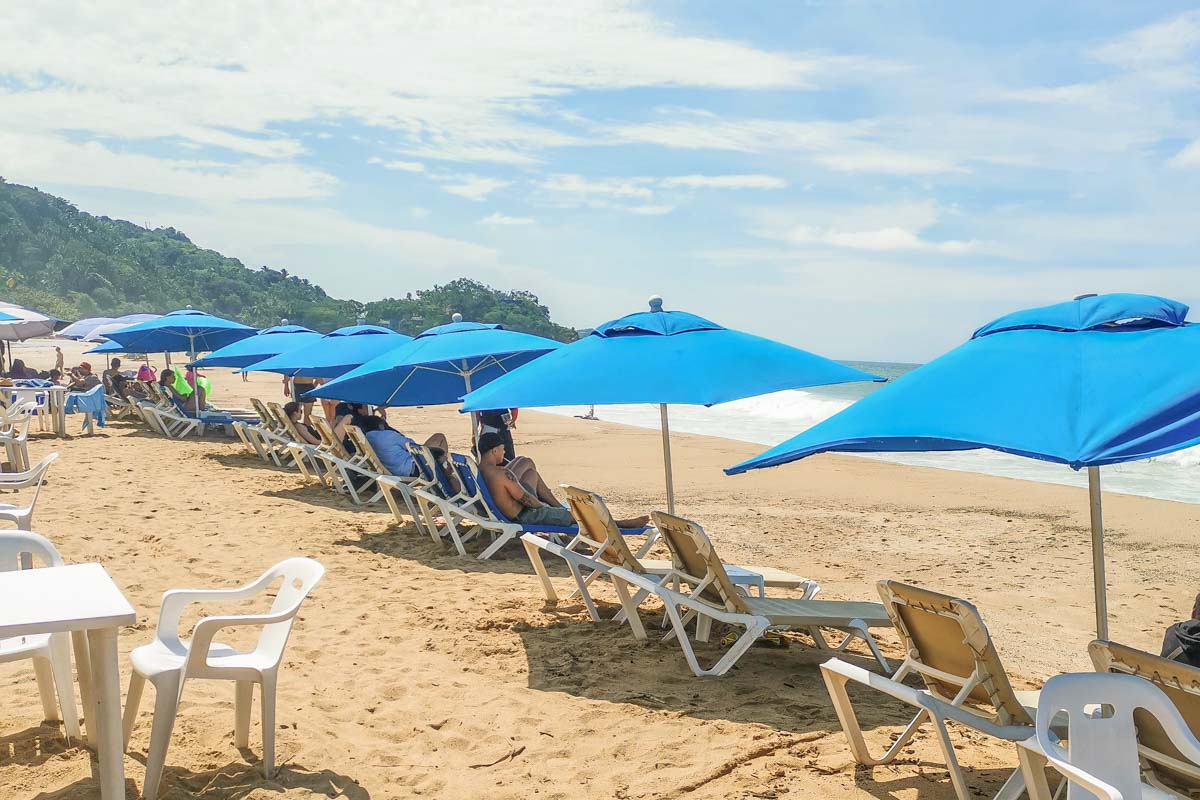 Rent a lounge chair at the beach