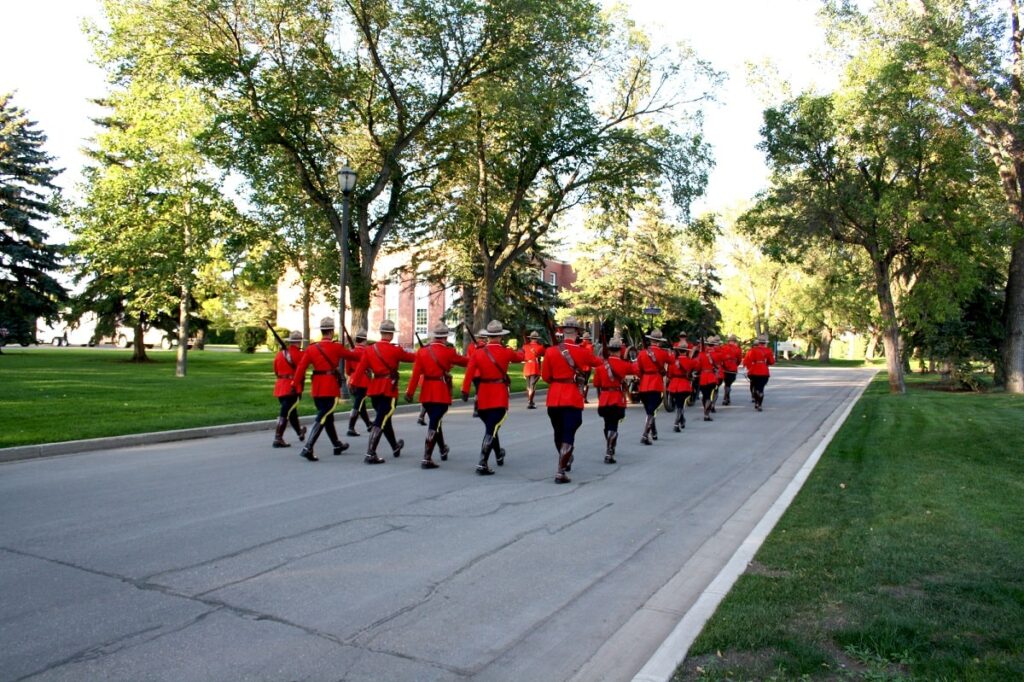 RCMP ceremony in Regina, Saskatchewan
