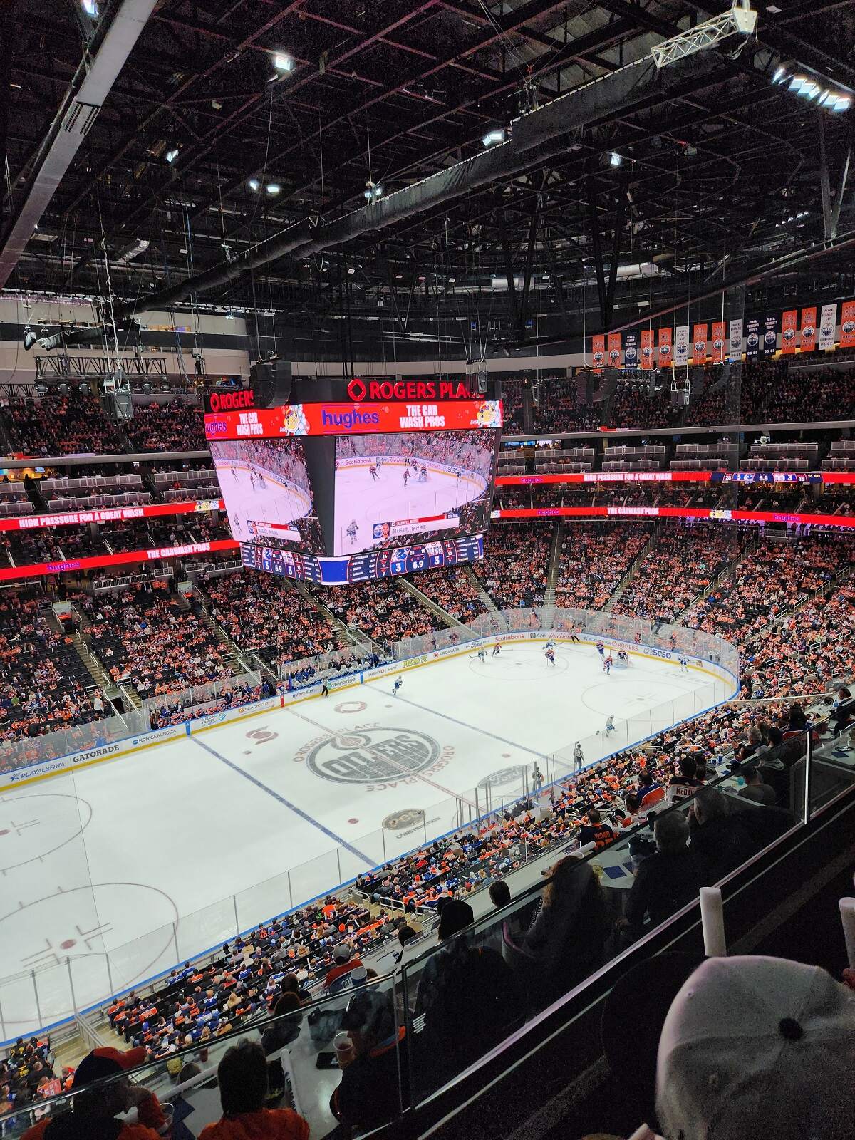 wide angle shot of Rogers Place in Edmonton