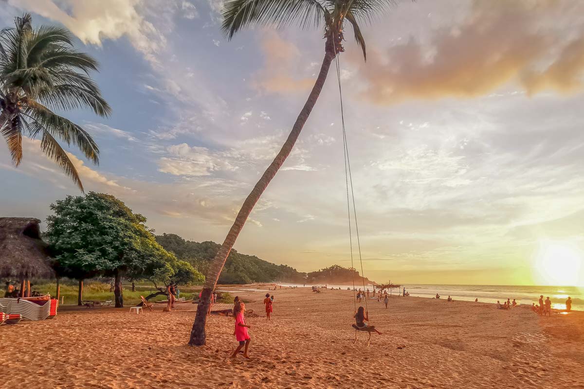 San Pancho Beach swing