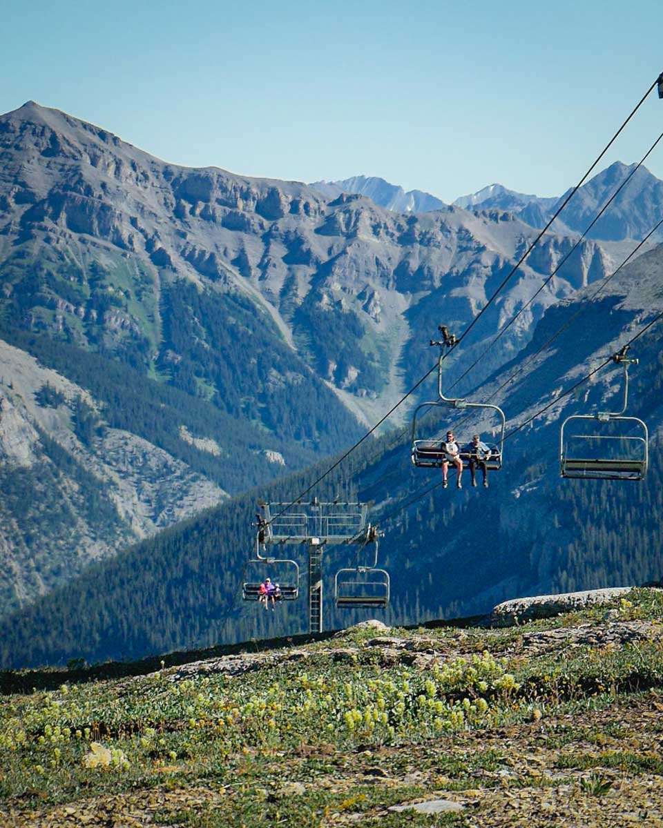 Banff Sunshine Gondola and chairlift