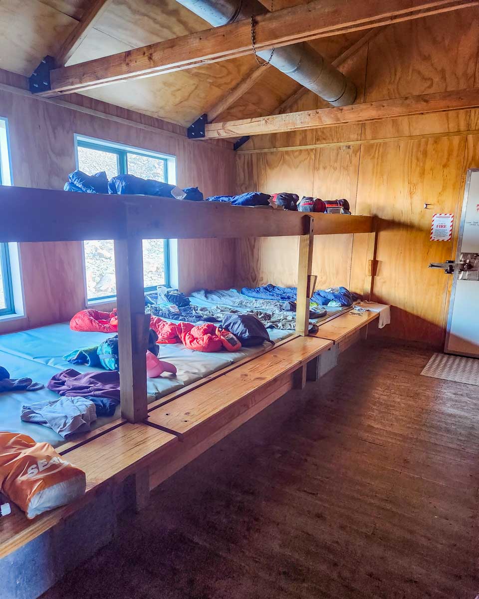 Mueller Hut bunk beds