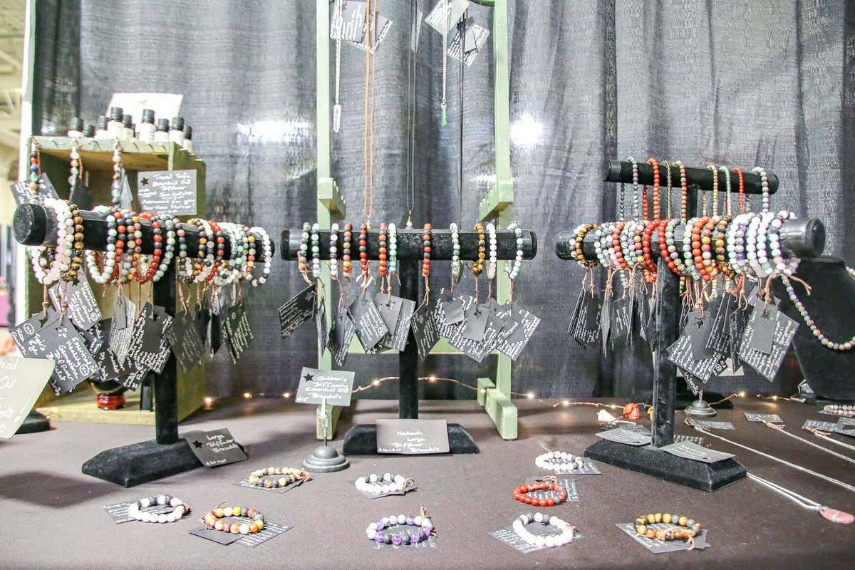 Lethbridge Farmers Market finds. Several handmade bracelets