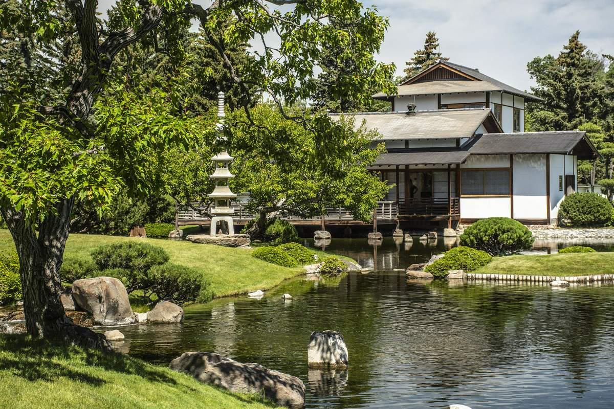 Nikka Yuko Japanese Garden pond