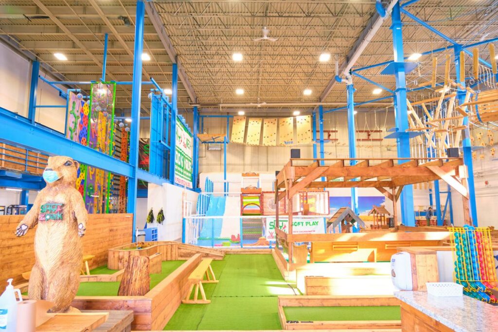 SkyPark Regina obstacle course