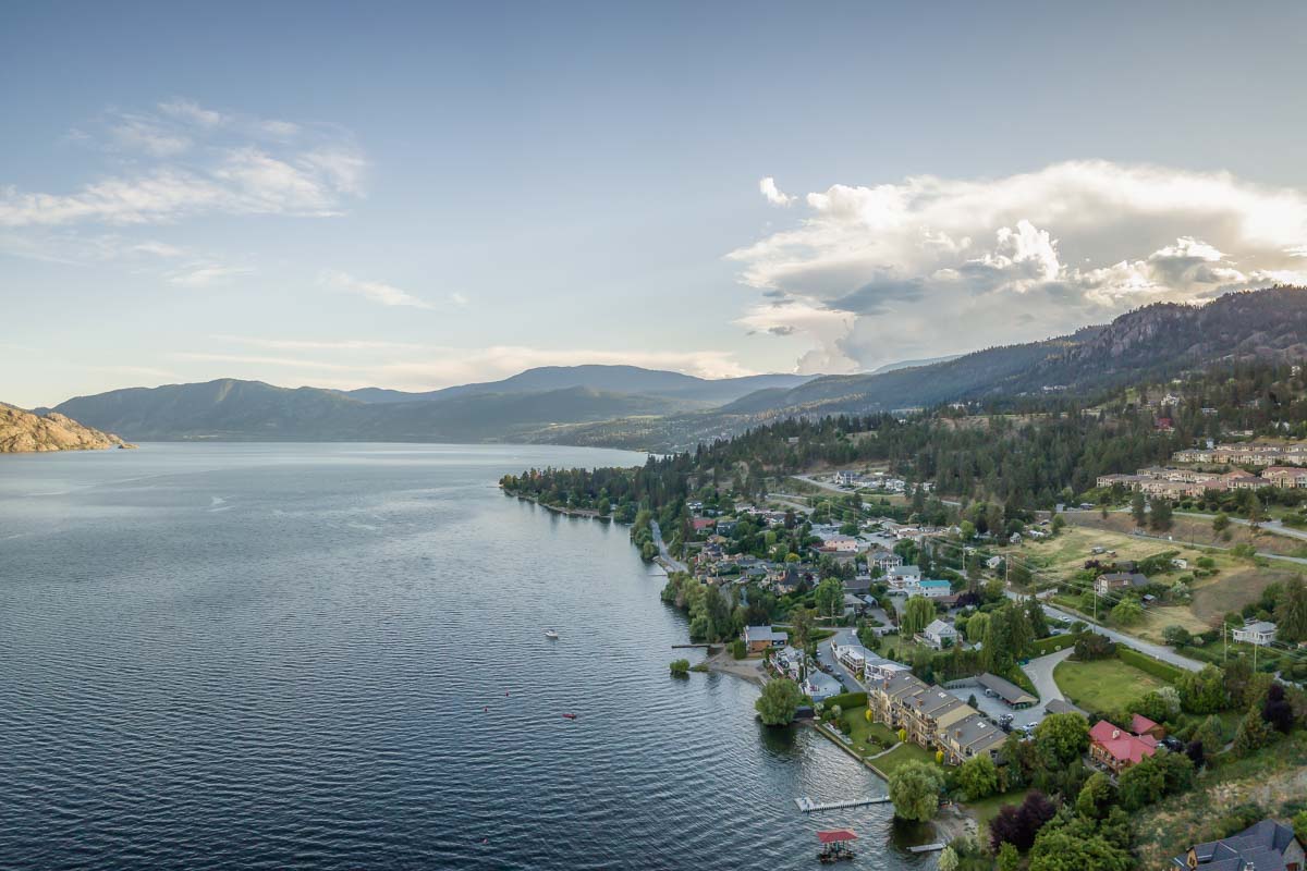 Peachland, BC from above