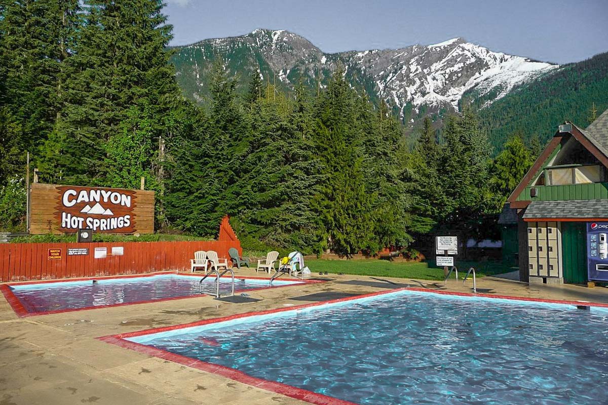 The Canyon hot Springs near Revelstoke, BC