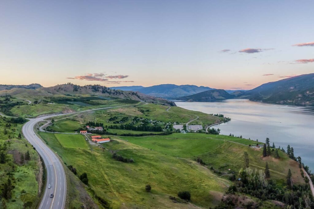 Highway near kelowna, BC
