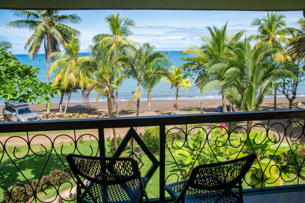 View frqom qour baalcoqny in Drake Bay at Rancho Corcovado!
