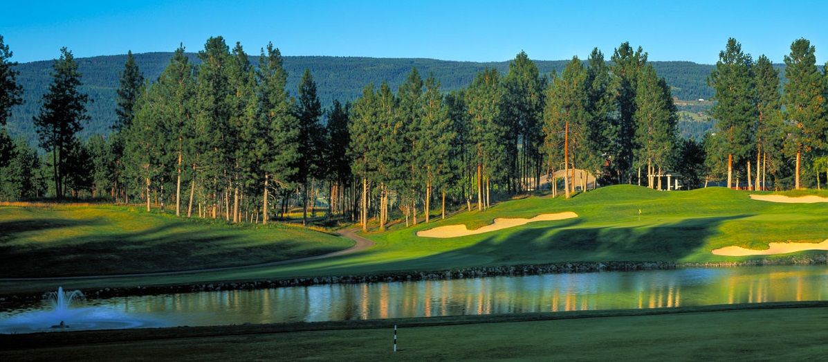 view of the lake at Okanagan Golf Club