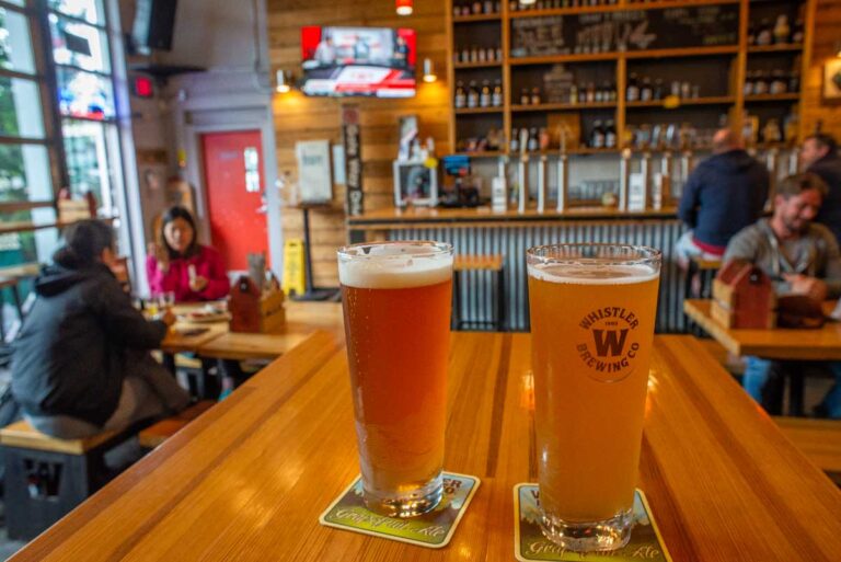Beers at Whistler Brewing